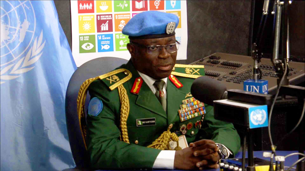 اللواء بنيامين أولوفيمي سوير القائم بأعمال رئيس قوة الأمم المتحدة الأمنية المؤقتة في أبيي. 
