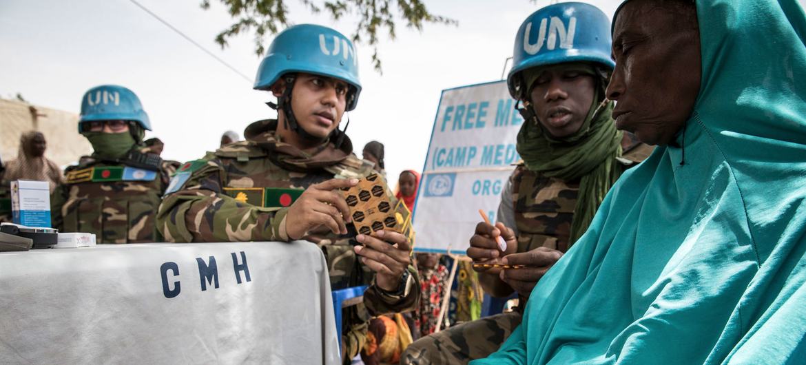 Миротворцы ООН на севере Мали.
