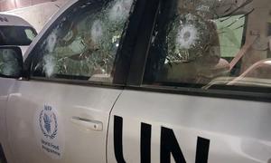 A WFP team came under fire on the evening of 27 August, a few metres from an Israeli checkpoint at the Wadi Gaza Bridge.