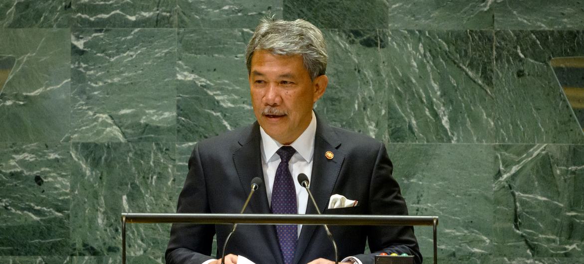 मलेशिया के विदेश मंत्री मोहम्मद हसन ने, 27 सितम्बर (2025) को, यूएन महासभा के 80वें सत्र की उच्चस्तरीय जनरल डिबेट को सम्बोधित किया.