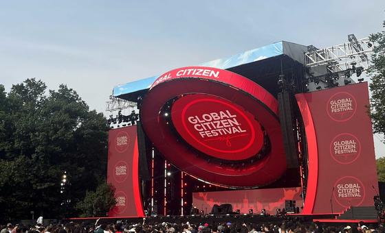 Global Citizen Festival stage 2025