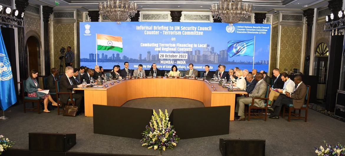 Informal briefing to the United Nations Security Council by the Counter-Terrorism Committee gets underway in Mumbai, India.