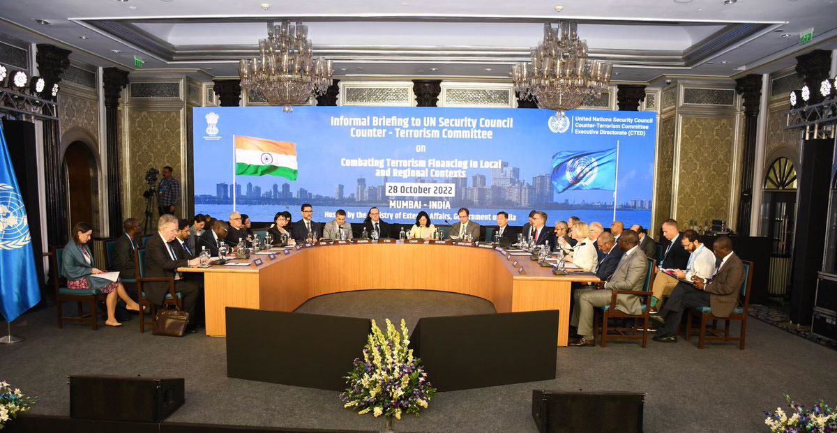افتتاح اجتماع خاص للجنة الأمم المتحدة لمكافحة الإرهاب في الهند.