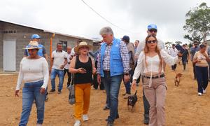 The newly appointed Head of the UN Verification Mission in Colombia, Miroslav Jenča, visits some of the projects of implementation of the Peace Agreement.