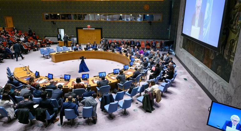 Le Conseil de sécurité de l'ONU se réunit pour discuter de la situation au Moyen-Orient, notamment de la question palestinienne.