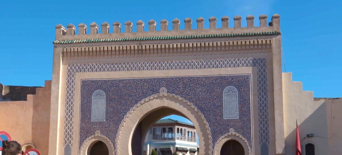 मोरक्को के फ़ेज़ शहर का एक दृश्य.