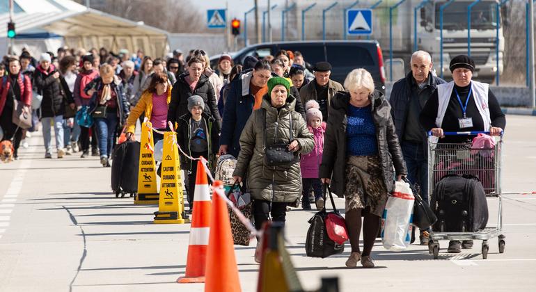 Поток беженцев из Украины в Республику Молдова 