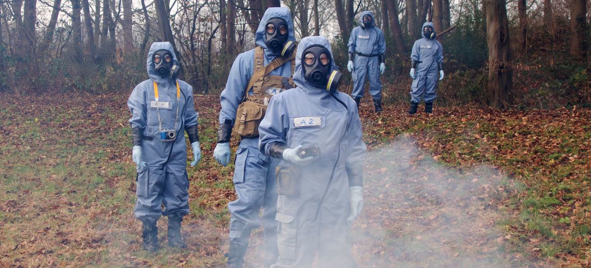 The Organisation for the Prohibition of Chemical Weapons (OPCW) inspectorate division maintains readiness to conduct challenge inspections, investigations of alleged use, and to provide technical assistance in the event of a chemical incident.