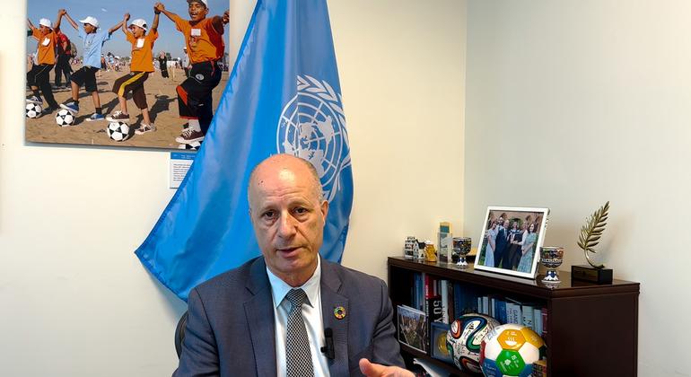  ماهر ناصر، مدير شعبة التوعية بإدارة الأمم المتحدة للتواصل العالمي.