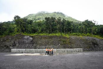 The site of Dominica's geothermal energy plant.