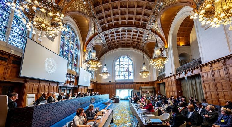 Reunión de la Corte Internacional de Justicia (CIJ)