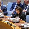 Заместитель Генсека ООН по политическим вопросам Розмари Дикарло на заседании СБ ООН по Украине. 