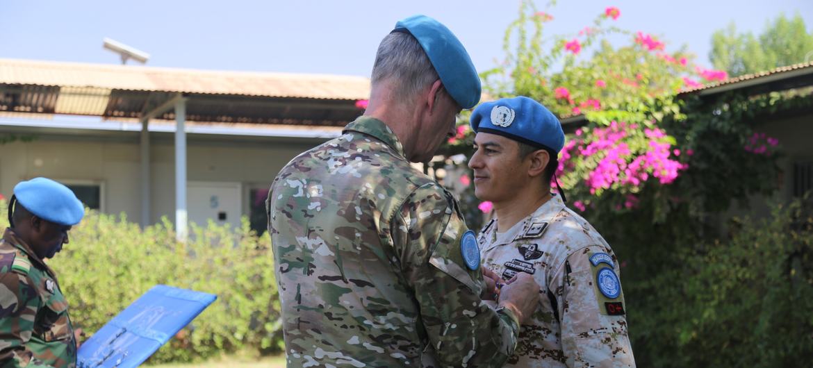Teniente coronel Alberto Guerrero Salazar en la Misión Multidimensional Integrada de Estabilización de las Naciones Unidas en Mali.