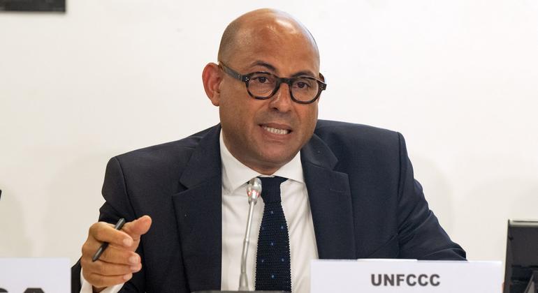 Simon Stiell, chefe do Unfccc