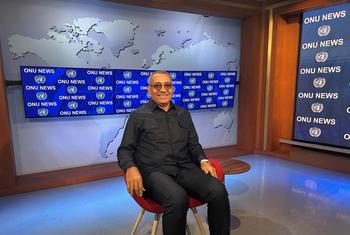 O presidente de São Tomé e Príncipe , Carlos Vila Nova, em entrevista para a ONU News