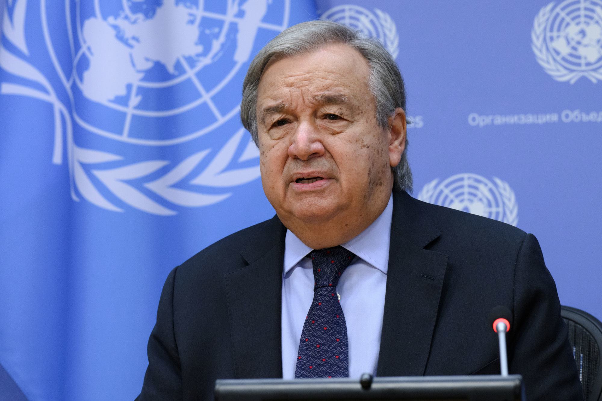 Генсек ООН Антониу Гутерриш обратился к участникам саммита ВОЗ в Берлине.