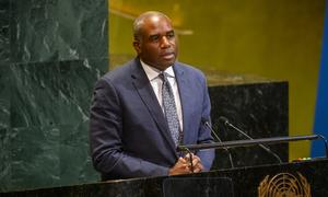 El secretario de Relaciones Exteriores del Reino Unido, David Lammy, se dirige a la conferencia de alto nivel sobre la solución de dos Estados.