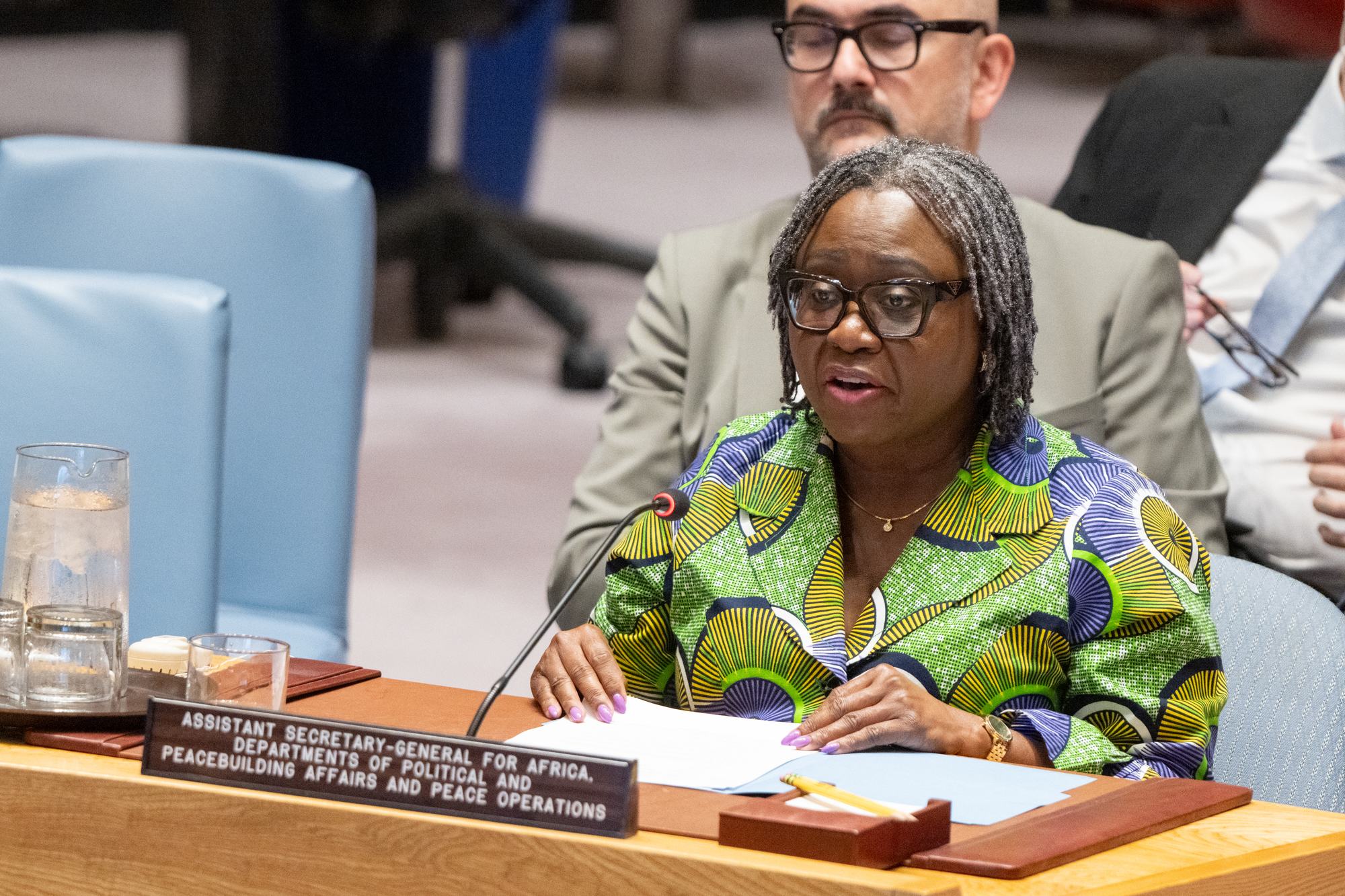 Martha Pobee, la Sous-secrétaire générale de l’ONU pour l’Afrique, au devant le Conseil de sécurité (photo d'archive).