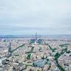 Vue depuis la tour Montparnasse à Paris.
