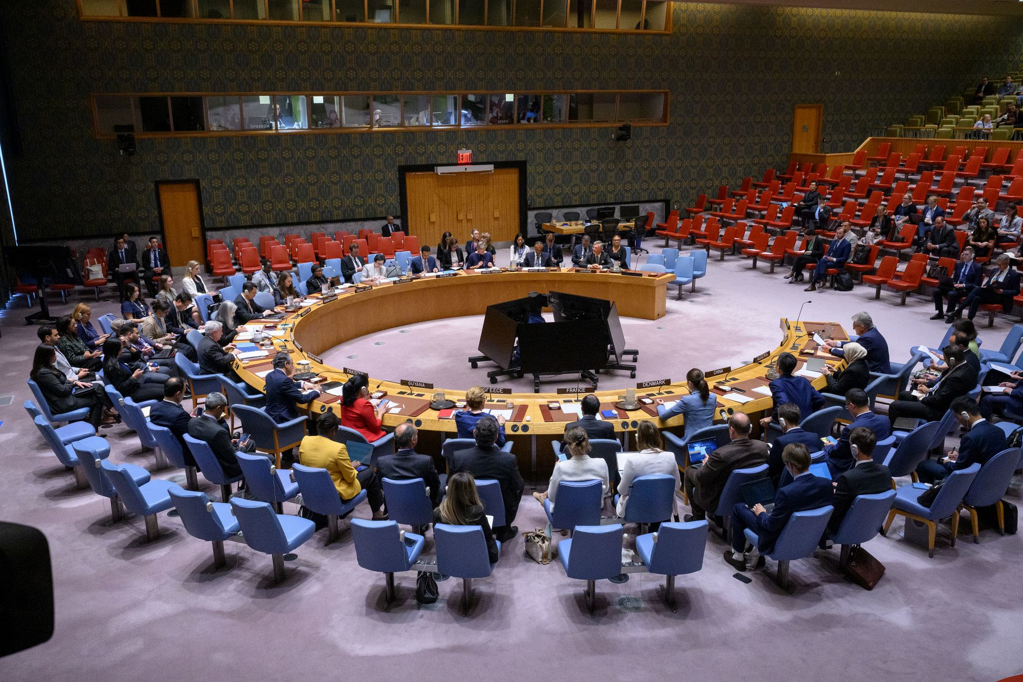 Réunion du Conseil de sécurité sur l'Ukraine.
