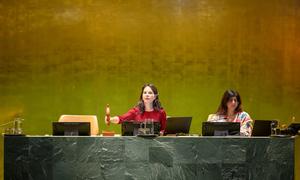 Annalena Baerbock, President of the General Assembly, closes the general debate of the Assembly's 80th session.