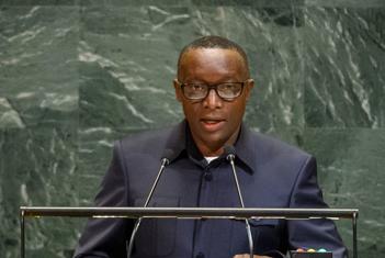 Edouard Bizimana, Waziri wa Mambo ya Nje na Ushirikiano wa Kikanda wa Burundi, akihutubia mjadala mkuu wa mkutano wa 80 wa Baraza Kuu la UN.