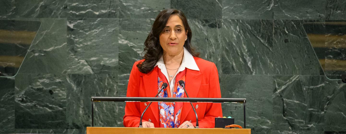 कैनेडा की विदेश मंत्री अनिता आनन्द ने यूएन महासभा के 80वें सत्र के दौरान वार्षिक जनरल डिबेट को सम्बोधित किया.