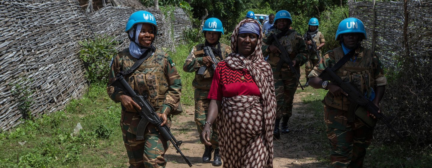 Women UN peacekeepers from Africa are playing an indispensable role in supporting peace and security in communities transitioning from conflict to peacetime.