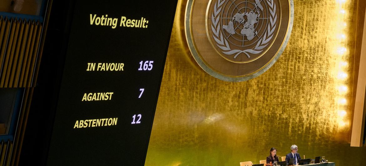 L'Assemblée générale des Nations Unies vote sur le projet d</div><div data-v-0fcb575d data-v-0d642fe8><div class= L'Assemblée générale des Nations Unies vote sur le projet de résolution pour mettre fin à l'embargo économique, commercial et financier imposé par les États-Unis contre Cuba depuis les années 1960.
