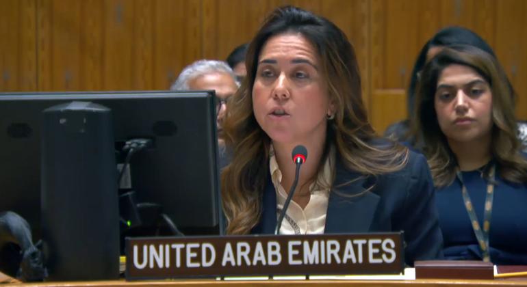 اقوام متحدہ میں متحدہ عرب امارات کی مستقل سفیر لانا ذکی نصیبہ۔