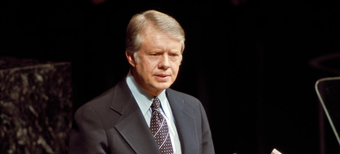 UN chief hails ‘peacemaker, human rights champion’, former President Jimmy Carter