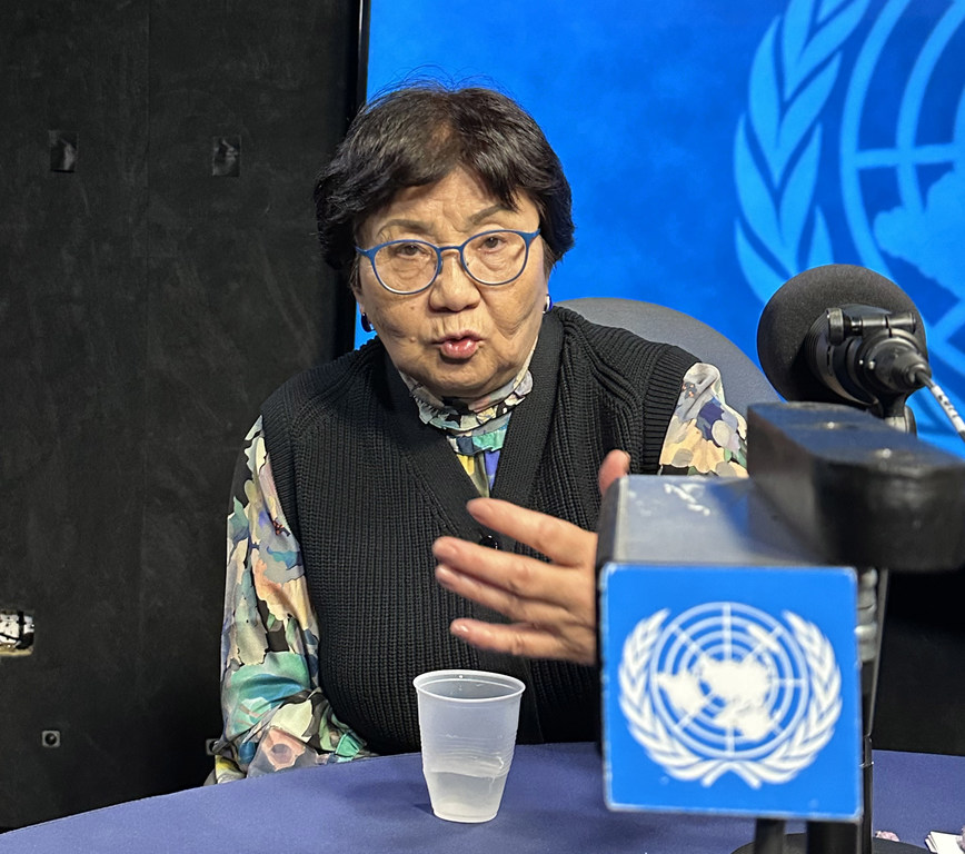 Roza Otunbayeva, Représentante spéciale du Secrétaire général de l'ONU en Afghanistan, et cheffe de la Mission d'Assistance des Nations Unies dans ce pays