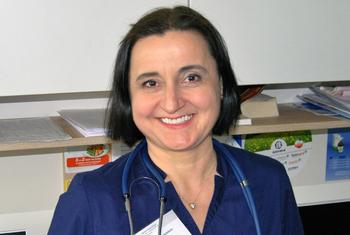 Доктор Ольга Компаниец, нефролог из Киева, работает сейчас в одной из больниц в Польше  