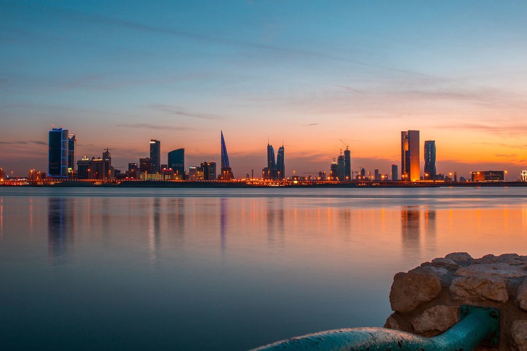 Manama, the capital of Bahrain.