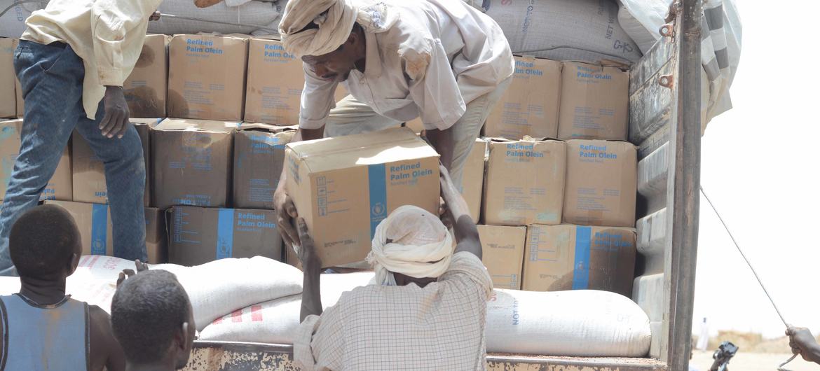 The UN World Food Programme (WFP) has been increasing the delivery of food aid to conflict-affected communities in Sudan.