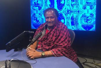 Kulet Adam Ole Mwarabu kiongozi wa jamii ya kimaasai kutoka Tanzania.