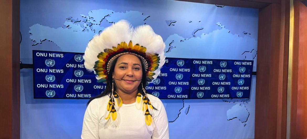 A secretária dos Povos Indígenas do Estado do Pará, Puyr Tembé