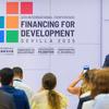 O secretário-geral da ONU, António Guterres, discursa na 4ª Conferência de Financiamento para o Desenvolvimento