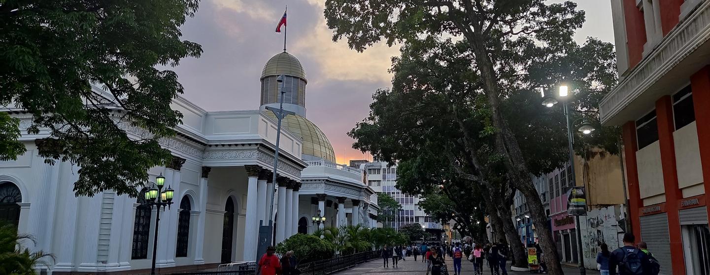 Assemblée nationale du Venezuela à Caracas.