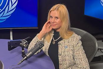 Mira Sorvino, UN Goodwill Ambassador for the global fight against human trafficking.