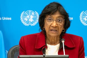 Navi Pillay mwenyekiti wa tume huru ya kimataifa ya uchunguzi kuhusu haki za binadamu katika eneo linalokaliwa kimabavu la Palestina