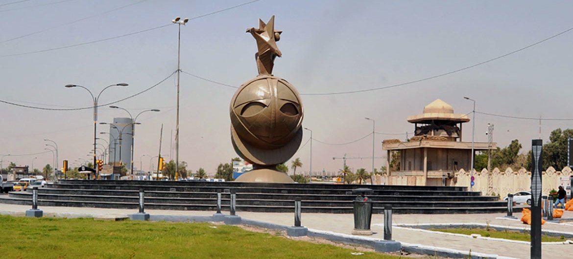 伊拉克首都巴格达。