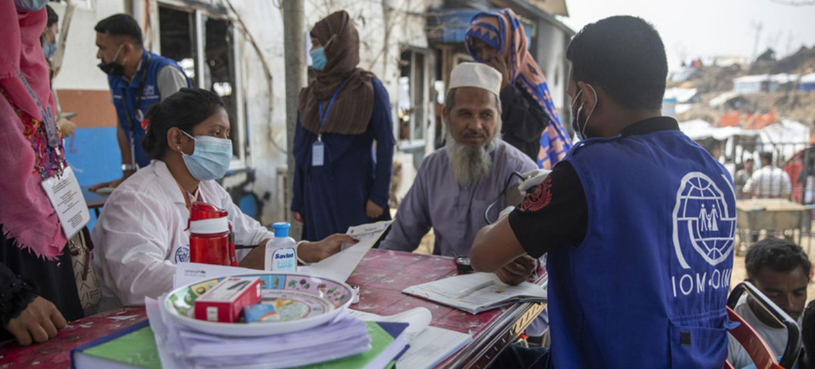 A OIM está fornecendo assistência médica aos refugiados Rohingya recém-chegados