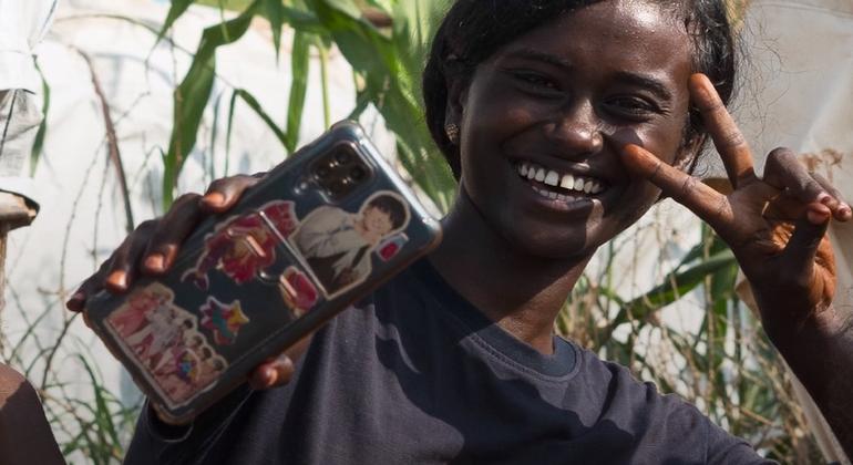 This 21-year-old woman is among 7.4 million Sudanese who have been displaced since war broke out in April 2023.