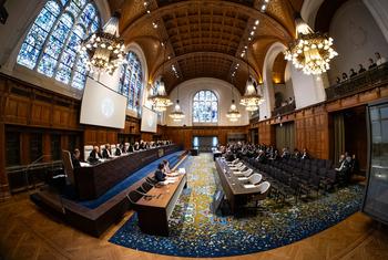 Зал заседаний Международного Уголовного Суда. 