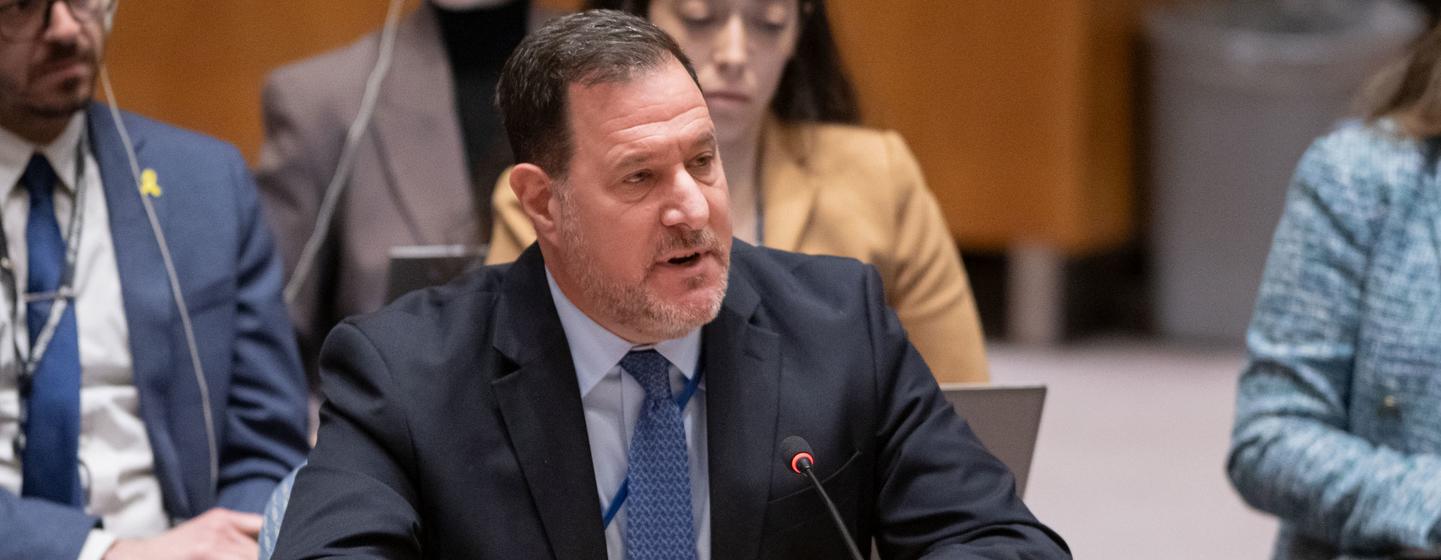 以色列常驻联合国副代表米勒。