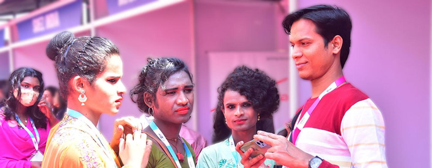 India is working towards employment equity, including through job fairs like this one, aimed at accelerating the inclusion of the transgender community.