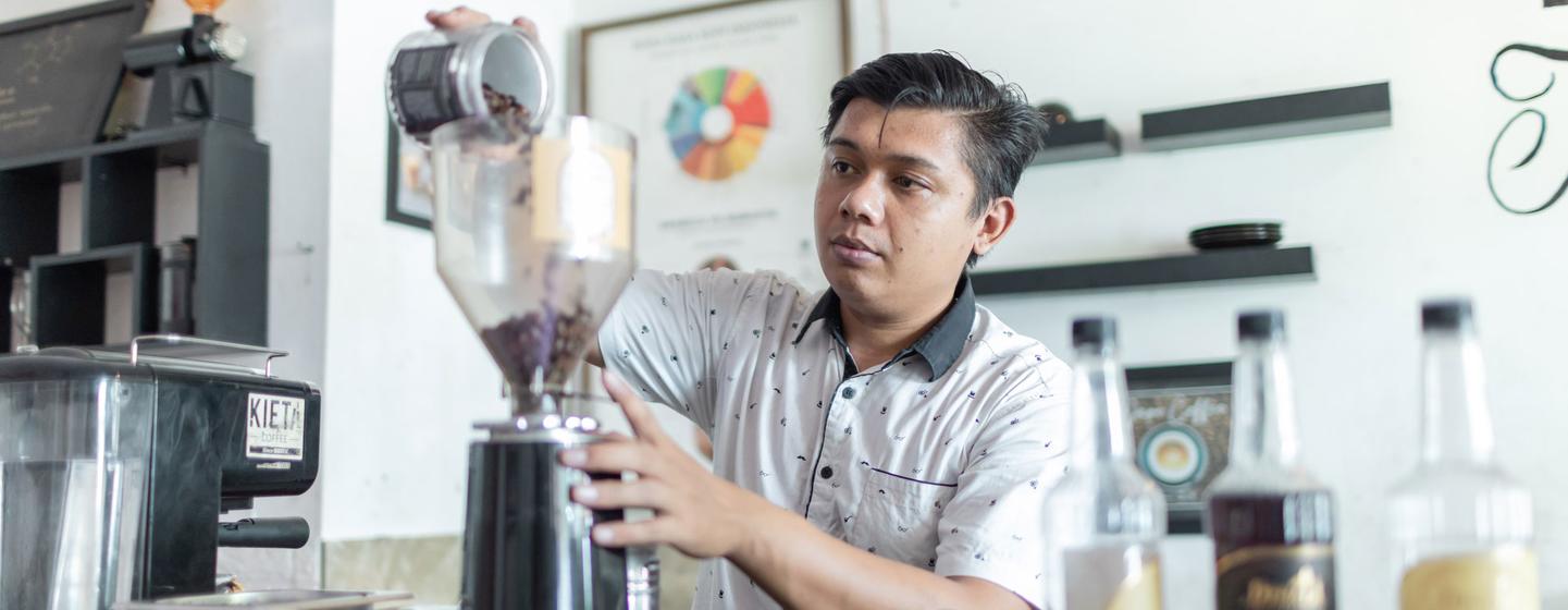 Starting a business is difficult after serving a prison sentence, said Haswin, a 32-year-old former drug addict who opened a cafe after leaving Tangerang Class IIA Correctional Facility in Indonesia in January 2022.