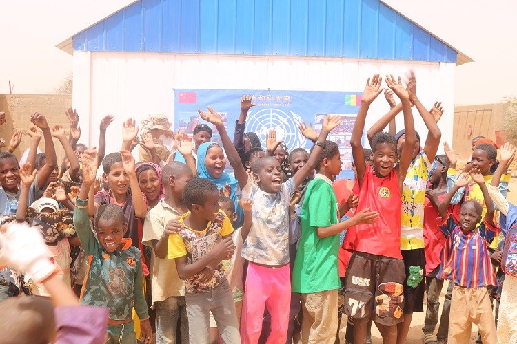Des enfants de la ville de Gao, au Mali.