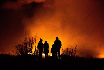 在北半球的夏天，野火在整个欧洲造成了破坏。